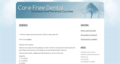 Desktop Screenshot of carefreedental.org